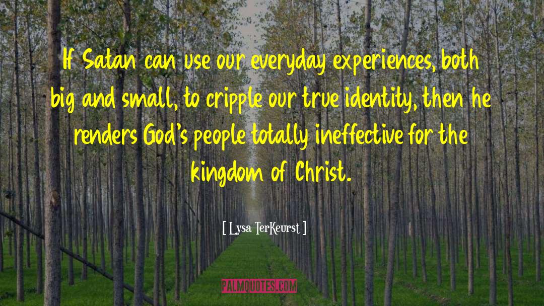 Kingdom Of Christ quotes by Lysa TerKeurst