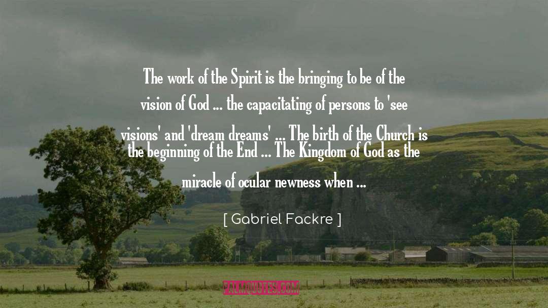 Kingdom Of God Contemplation quotes by Gabriel Fackre