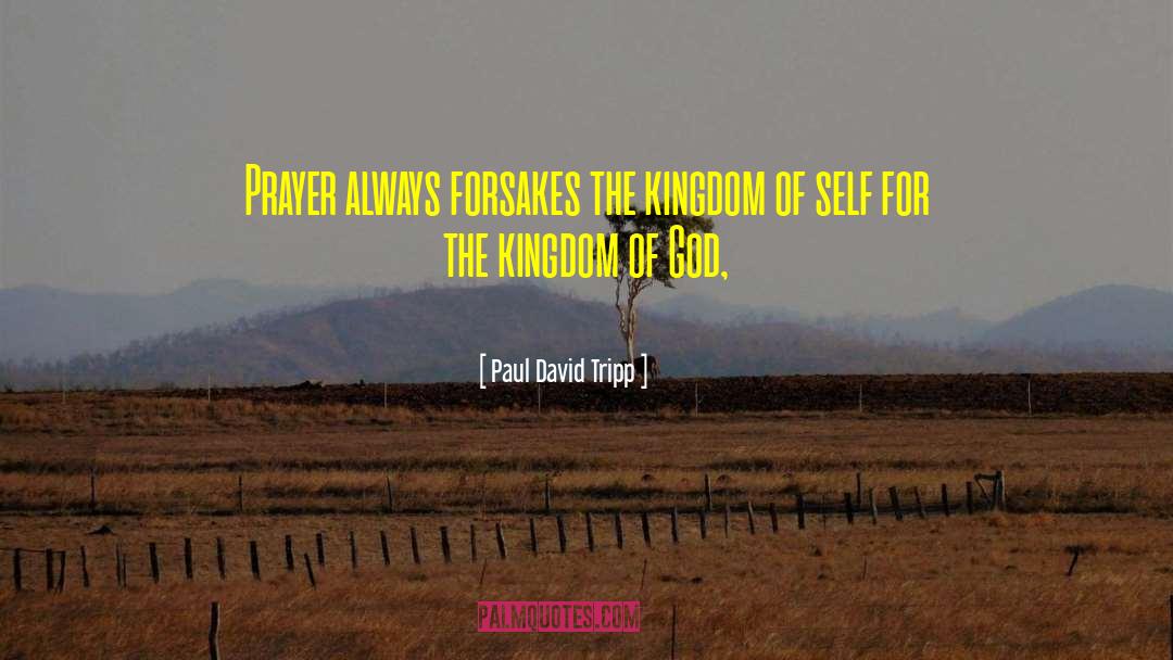 Kingdom Of God Contemplation quotes by Paul David Tripp