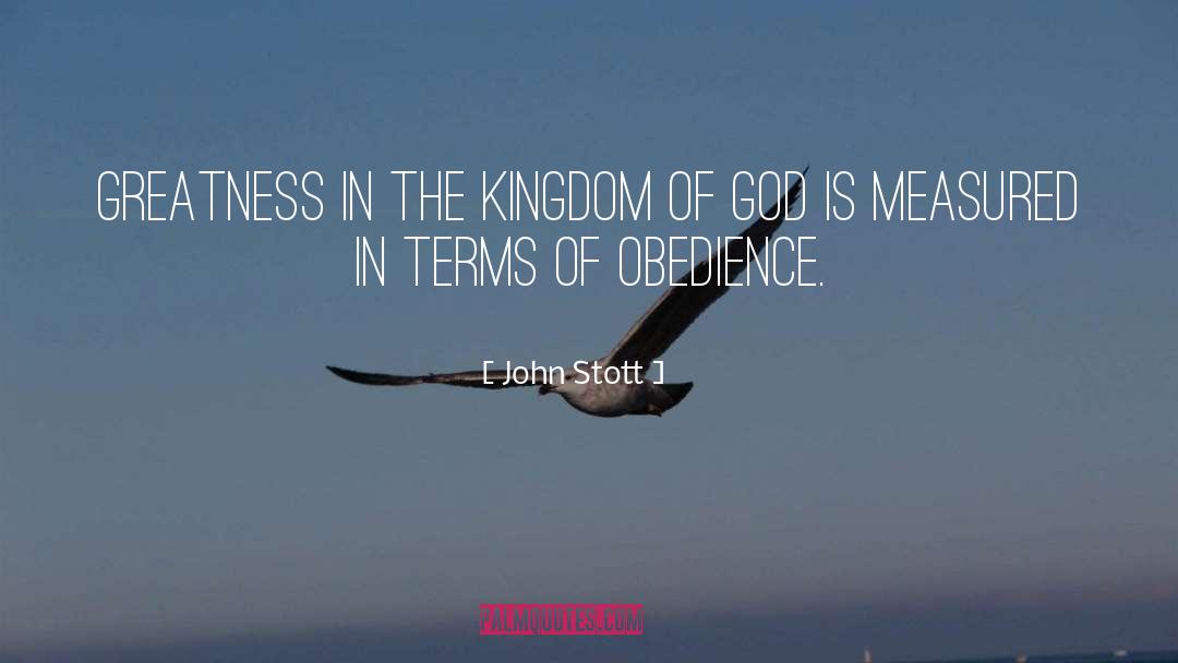 Kingdom quotes by John Stott