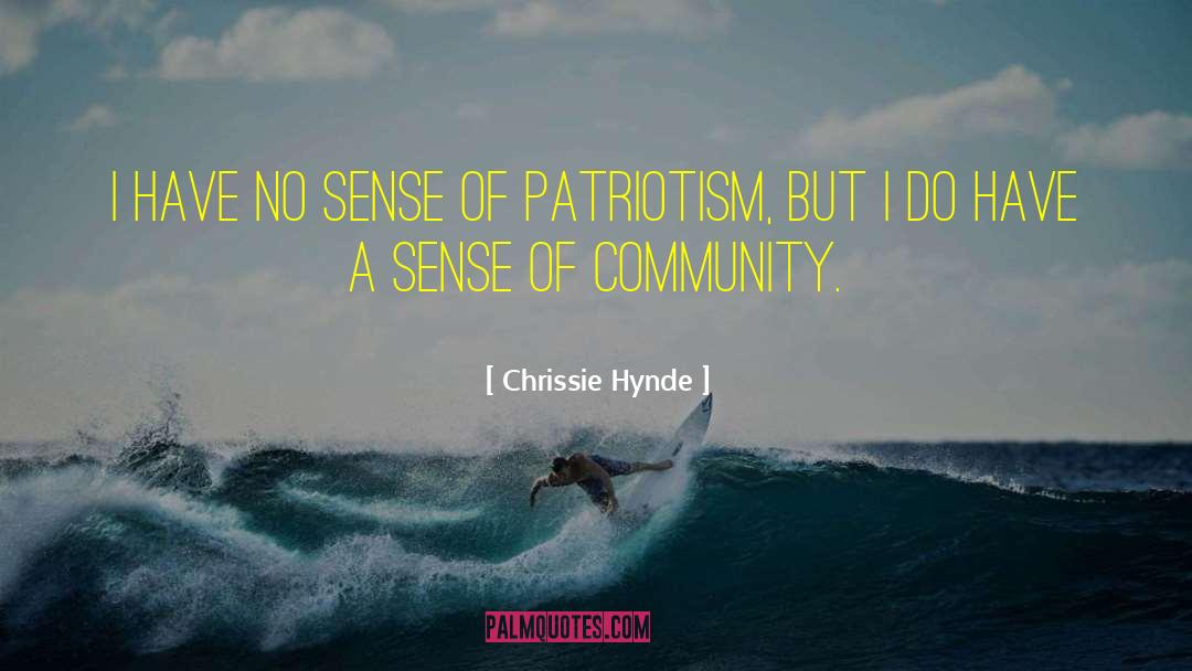 Kingsborough Community quotes by Chrissie Hynde