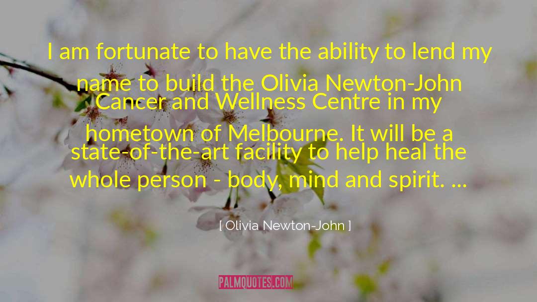 Kinin Wellness quotes by Olivia Newton-John
