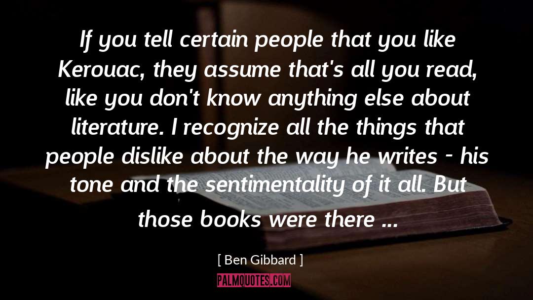 Kinky About Books quotes by Ben Gibbard