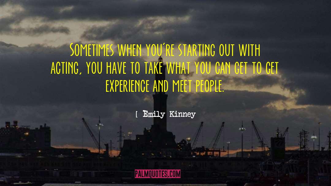 Kinney quotes by Emily Kinney