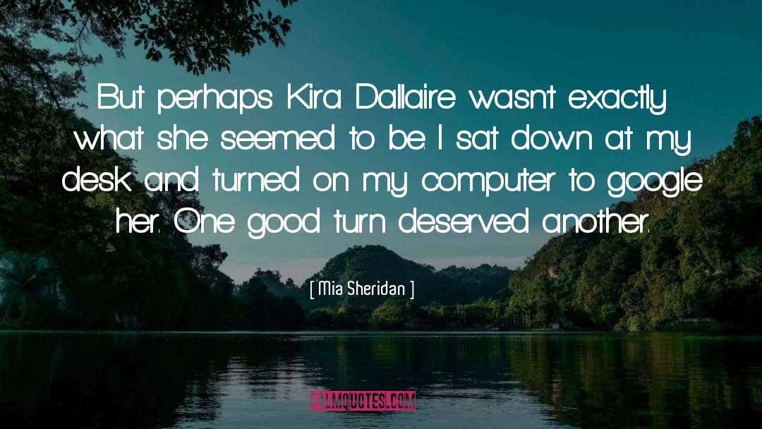 Kira quotes by Mia Sheridan