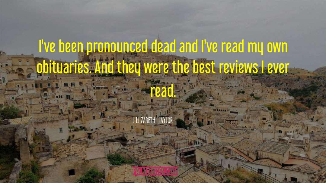 Kirkus Reviews quotes by Elizabeth  Taylor