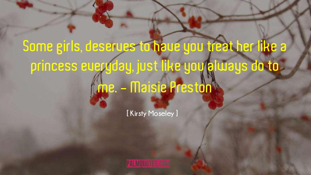 Kirsty Moseley quotes by Kirsty Moseley