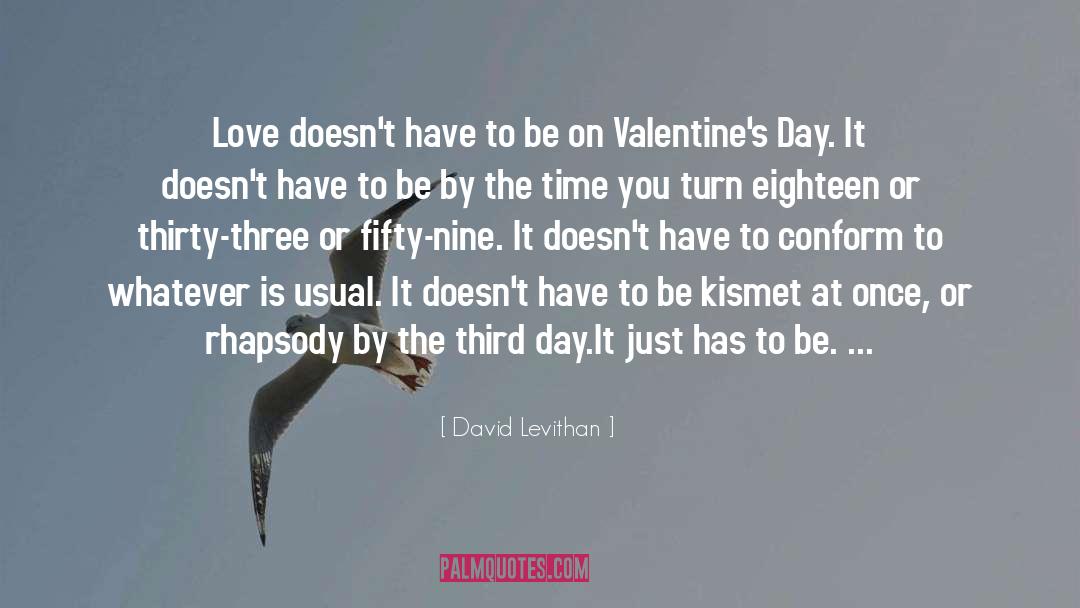 Kismet quotes by David Levithan