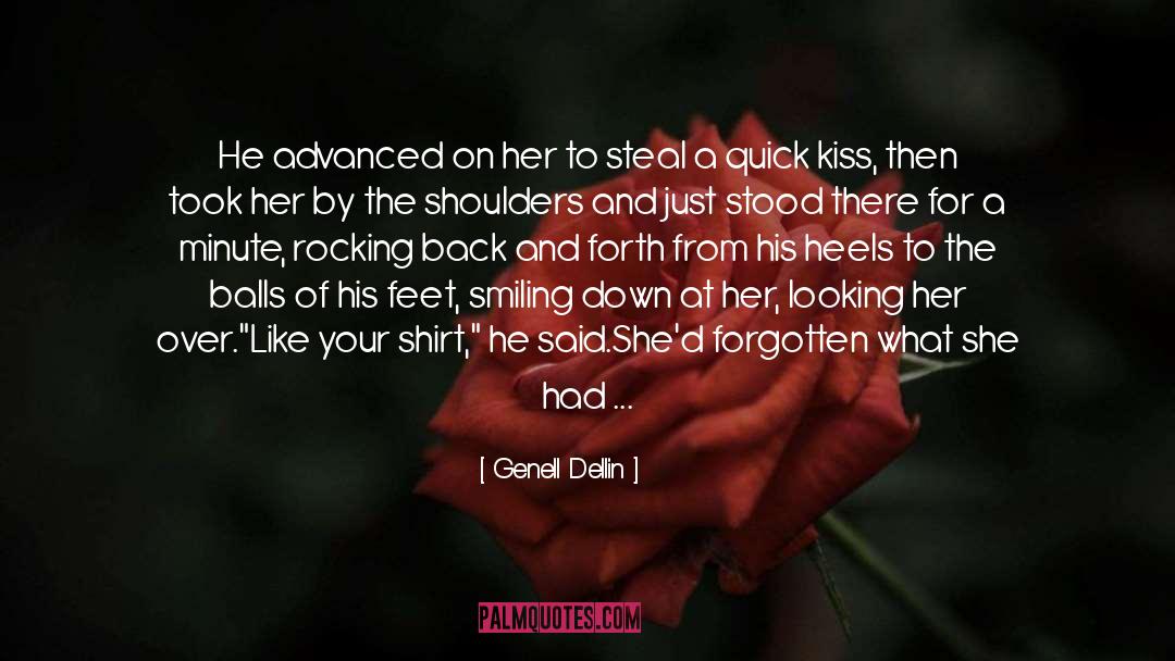 Kiss On Her Wings quotes by Genell Dellin