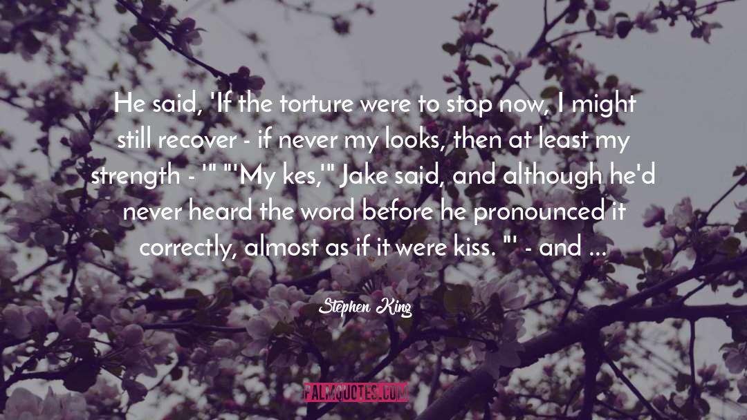 Kiss quotes by Stephen King