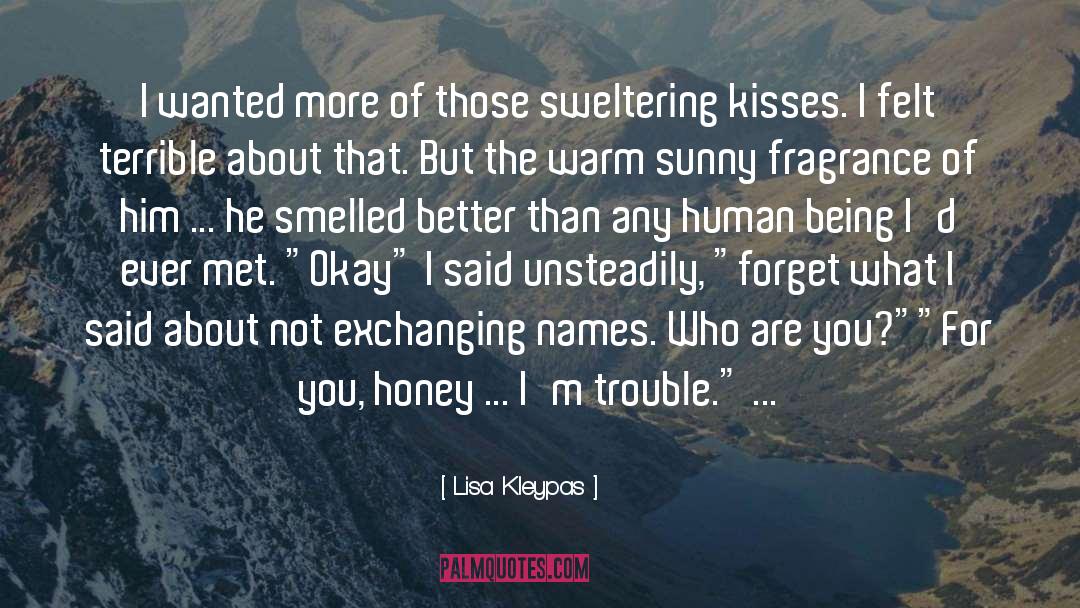 Kiss quotes by Lisa Kleypas