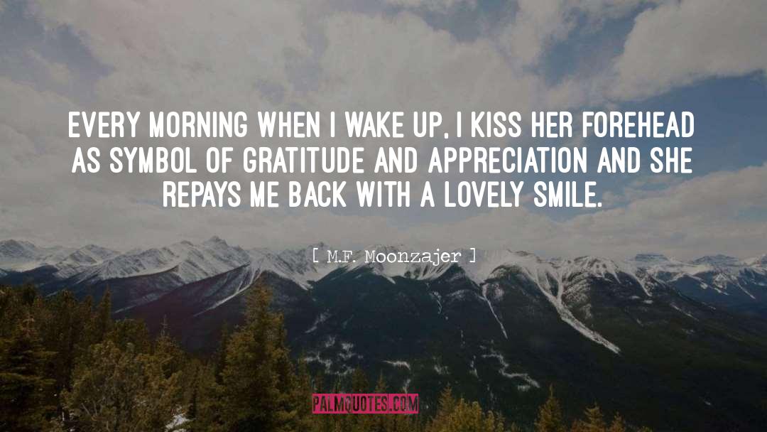 Kiss quotes by M.F. Moonzajer