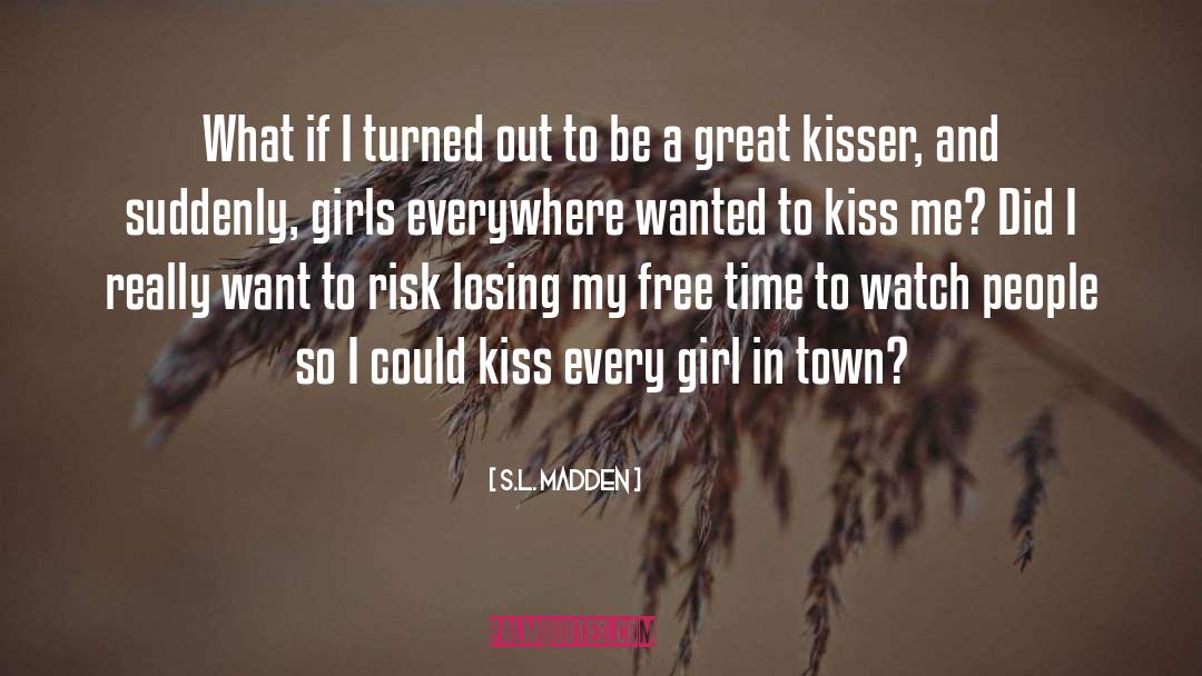 Kisser quotes by S.L. Madden