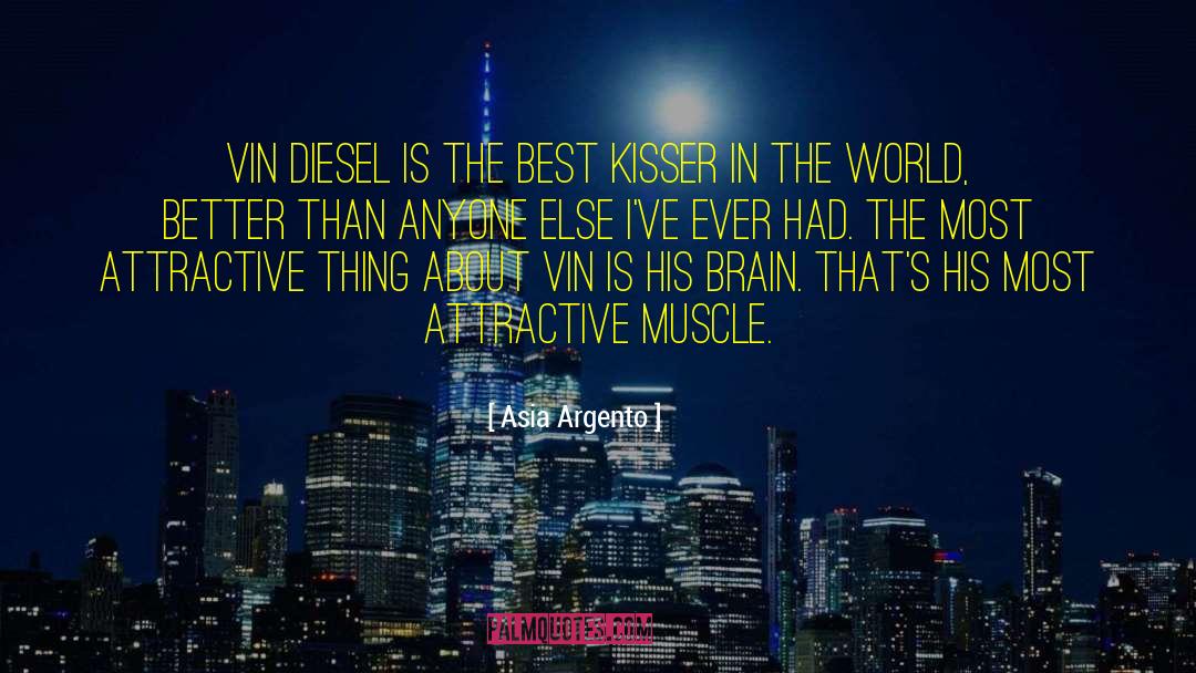 Kisser quotes by Asia Argento