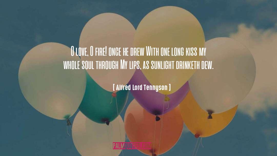 Kissing And Love quotes by Alfred Lord Tennyson