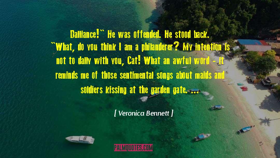 Kissing Back Is Instinct quotes by Veronica Bennett