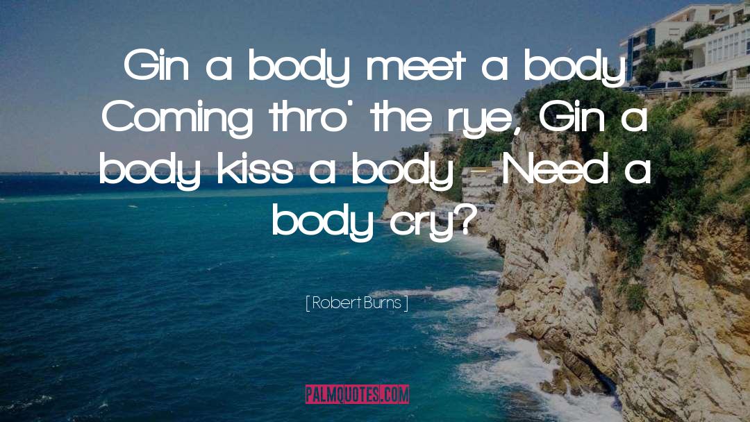 Kissing Burns Calories quotes by Robert Burns