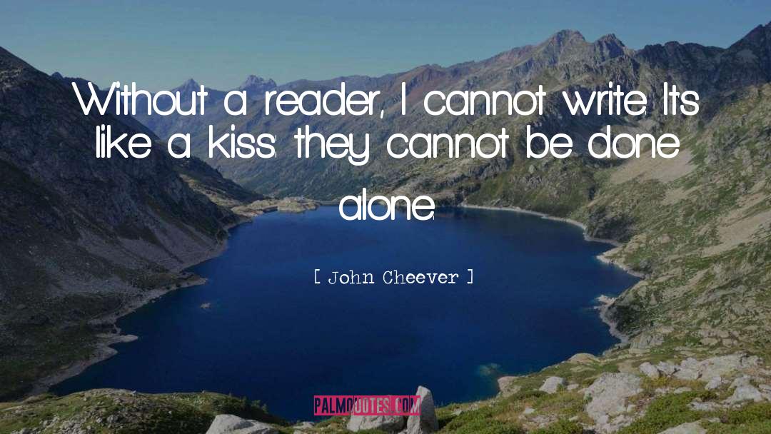 Kissing Funny quotes by John Cheever