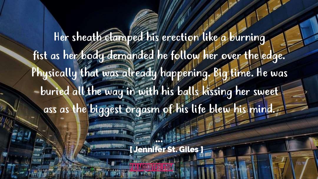Kissing Her quotes by Jennifer St. Giles