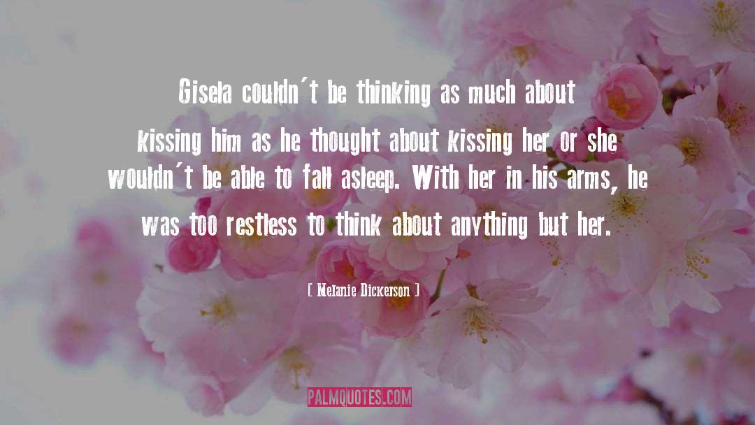 Kissing Him quotes by Melanie Dickerson