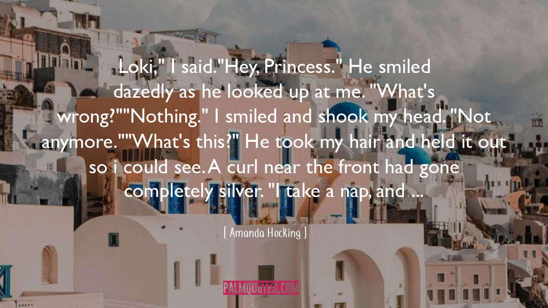 Kissing Him quotes by Amanda Hocking