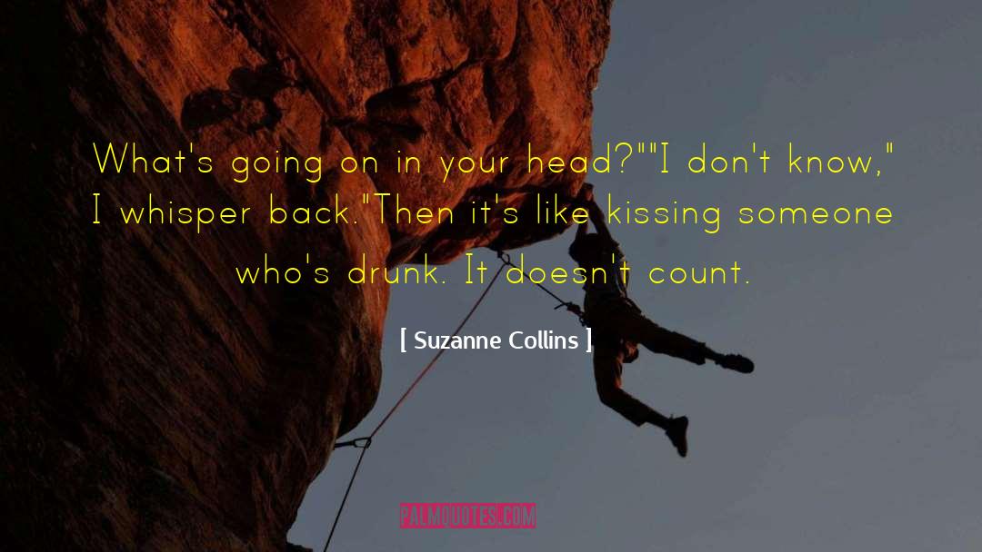 Kissing Someone quotes by Suzanne Collins