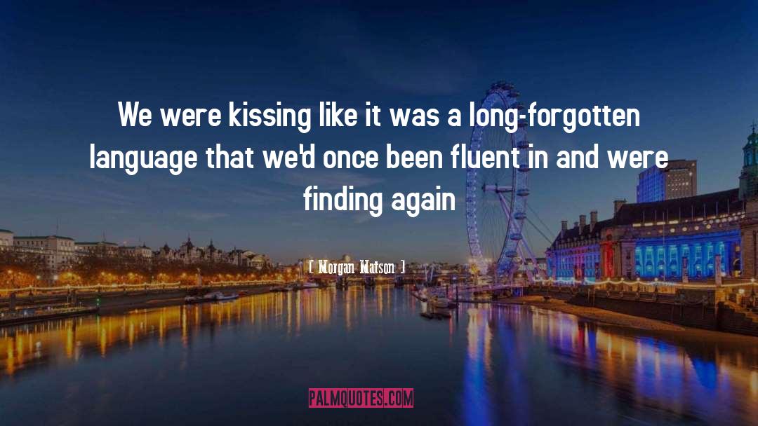 Kissing Wallpapers With quotes by Morgan Matson