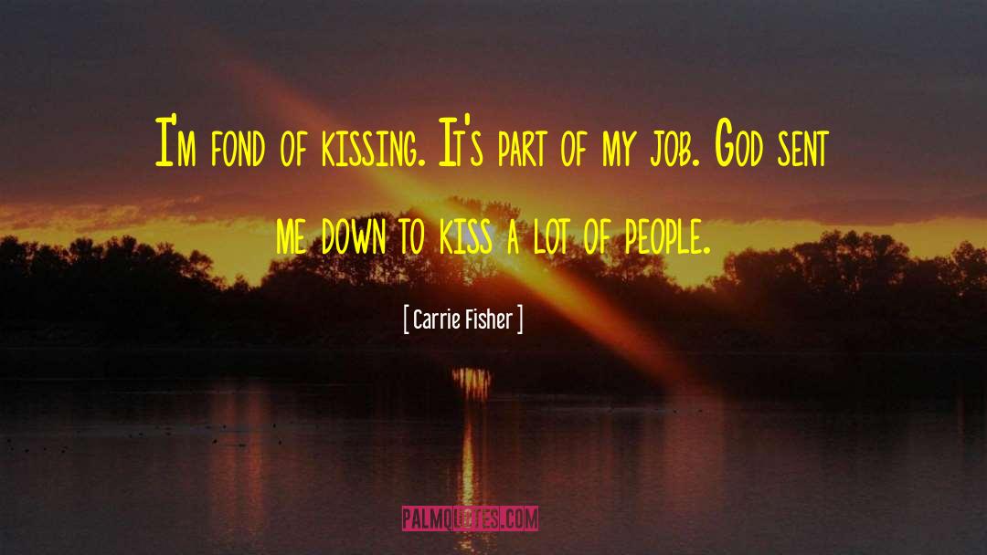 Kissing Wallpapers With quotes by Carrie Fisher