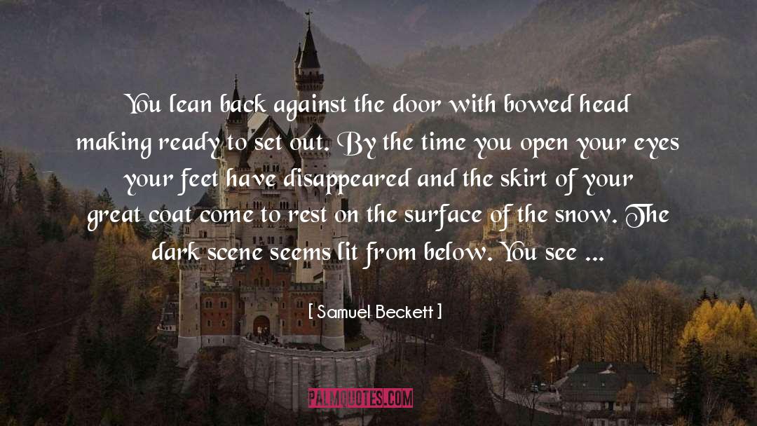 Kissing With Your Eyes Closed quotes by Samuel Beckett