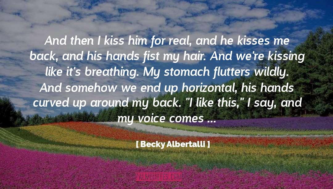 Kissing You quotes by Becky Albertalli