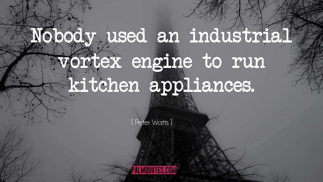 Kitchen Appliances quotes by Peter Watts