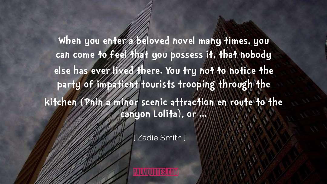 Kitchen Confidential quotes by Zadie Smith