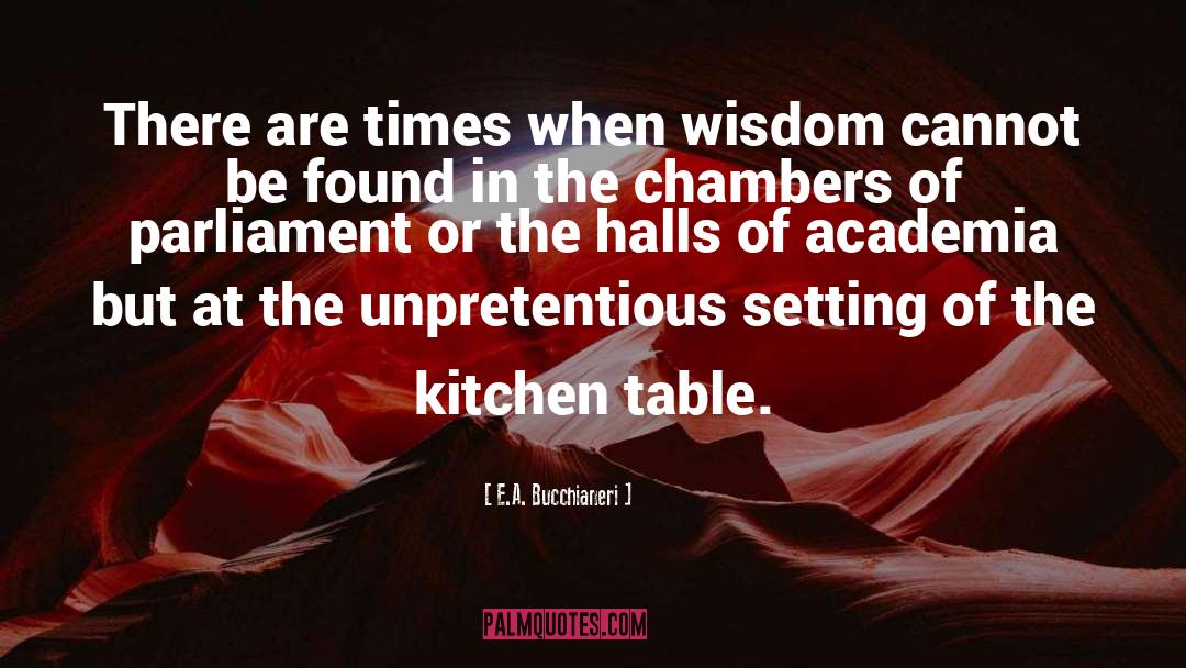 Kitchen Table quotes by E.A. Bucchianeri