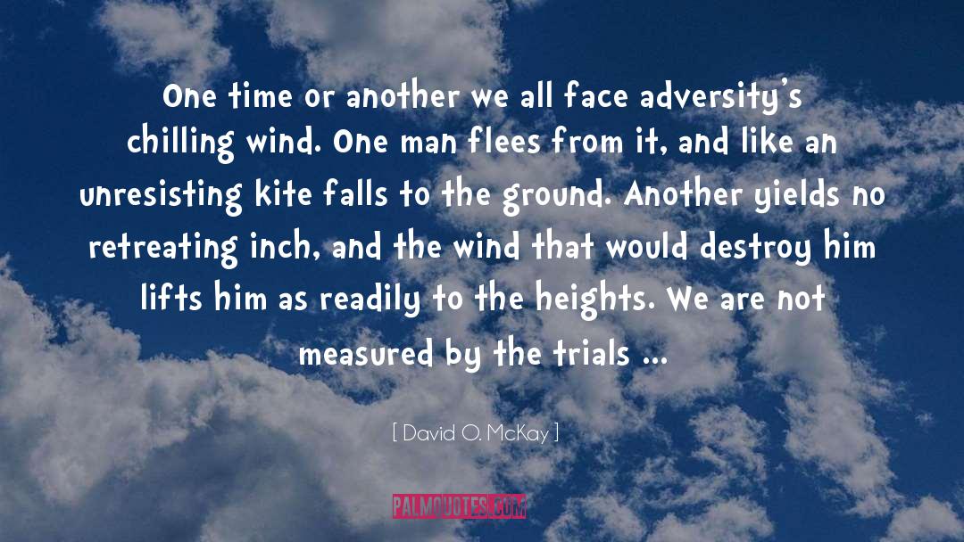 Kite quotes by David O. McKay