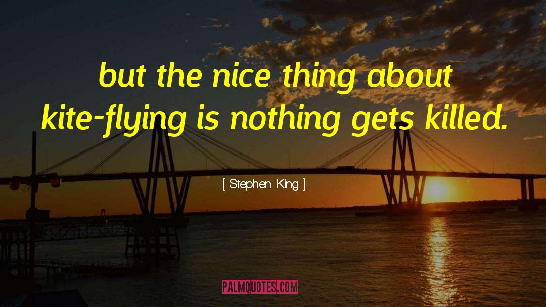 Kite quotes by Stephen King