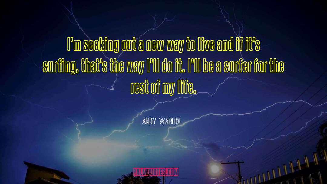 Kite Surfer quotes by Andy Warhol