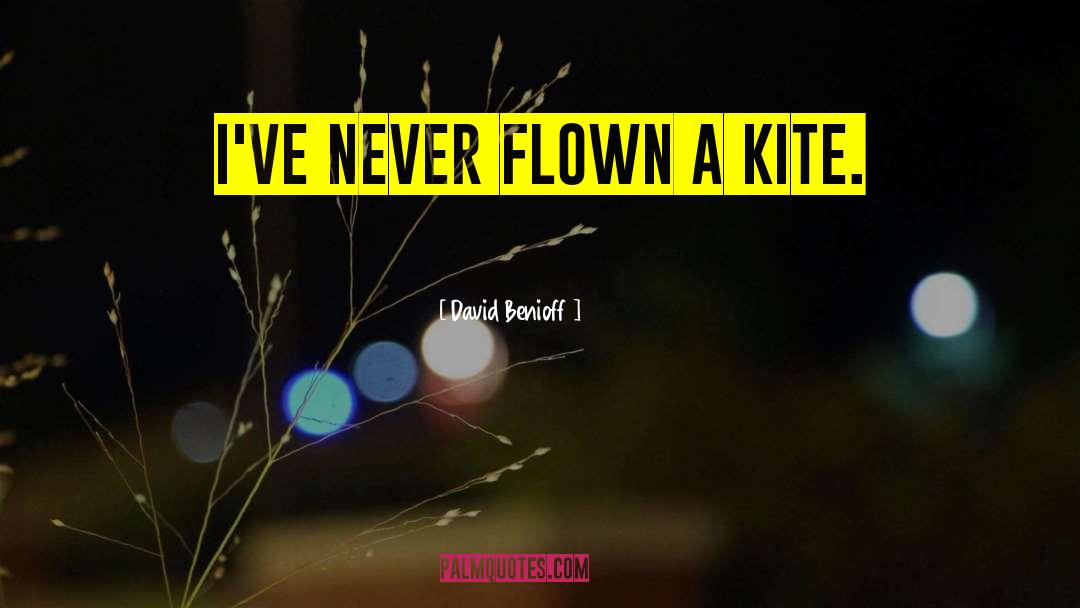 Kites quotes by David Benioff