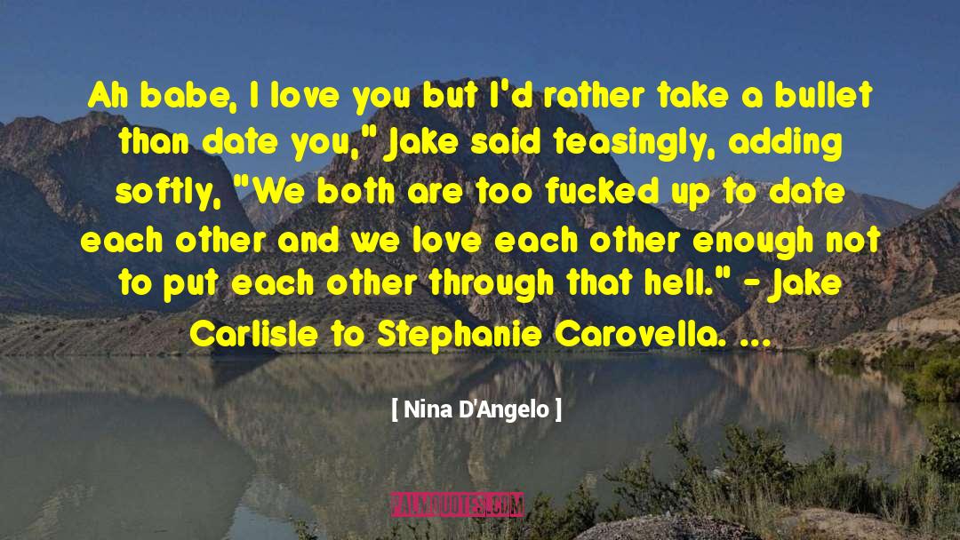 Kitrosser Carlisle quotes by Nina D'Angelo