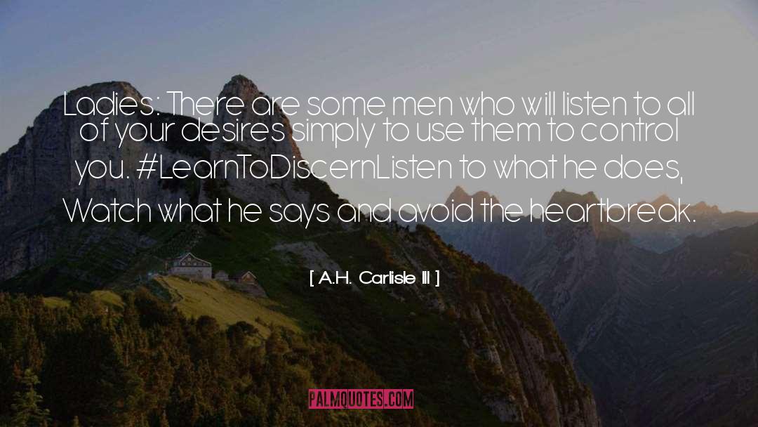 Kitrosser Carlisle quotes by A.H. Carlisle III