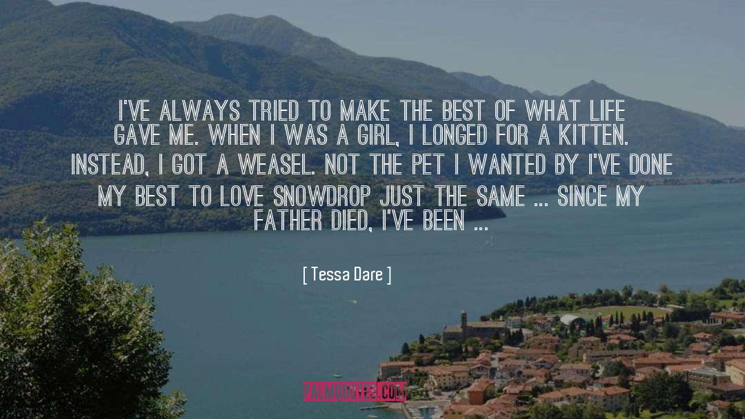 Kitten Tweedy quotes by Tessa Dare