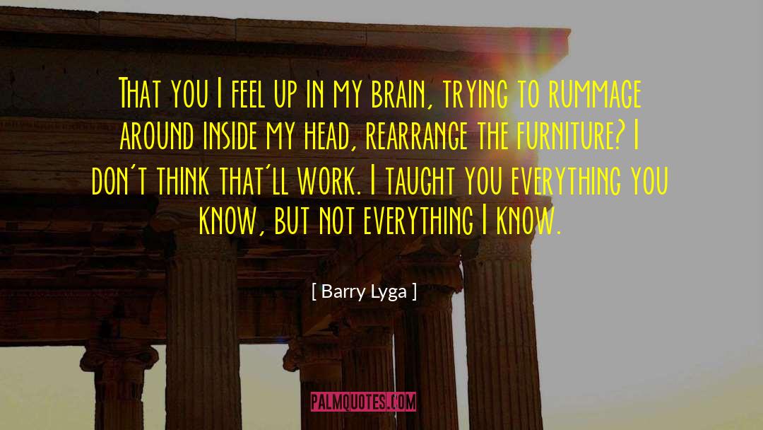 Kittles Furniture quotes by Barry Lyga