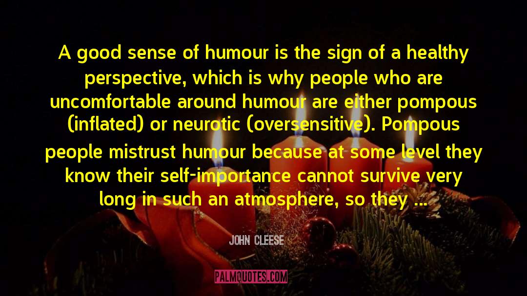 Kiwi Humour quotes by John Cleese