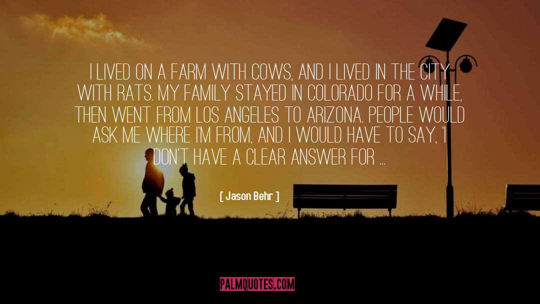 Kiyokawa Family Farms quotes by Jason Behr