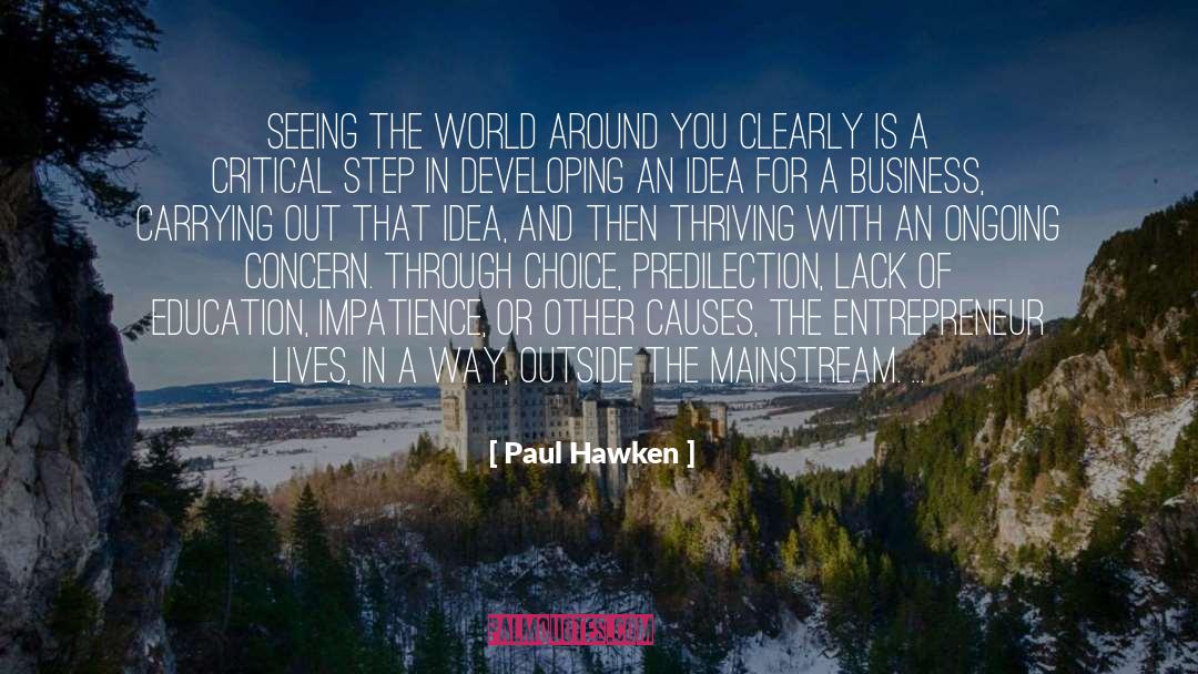 Kjul Mainstream quotes by Paul Hawken