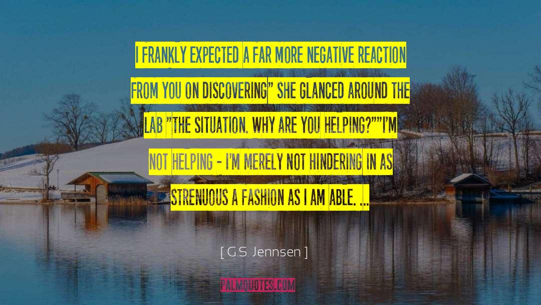 Klinman Lab quotes by G.S. Jennsen
