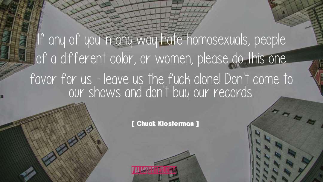Klosterman quotes by Chuck Klosterman