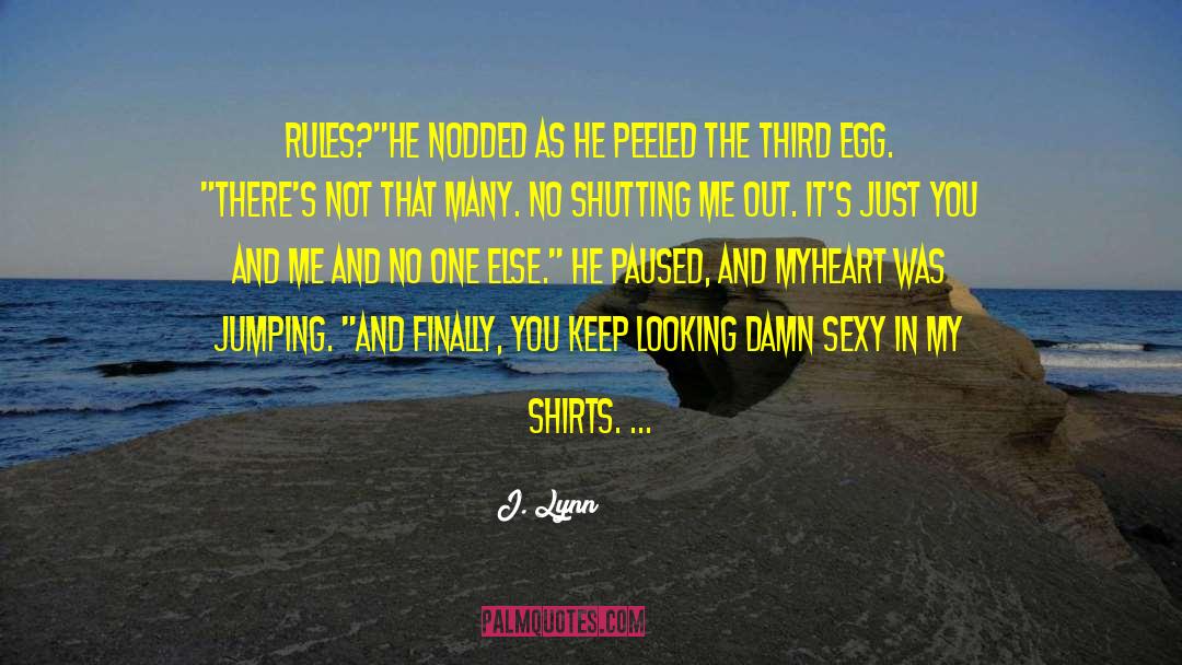 Kluski Egg quotes by J. Lynn