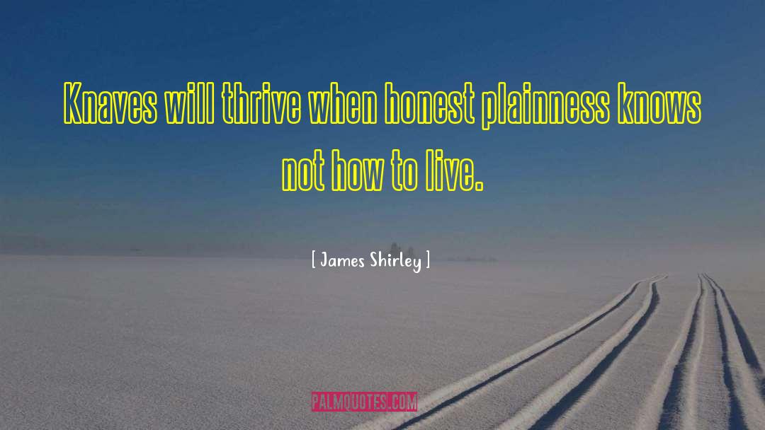 Knavery quotes by James Shirley