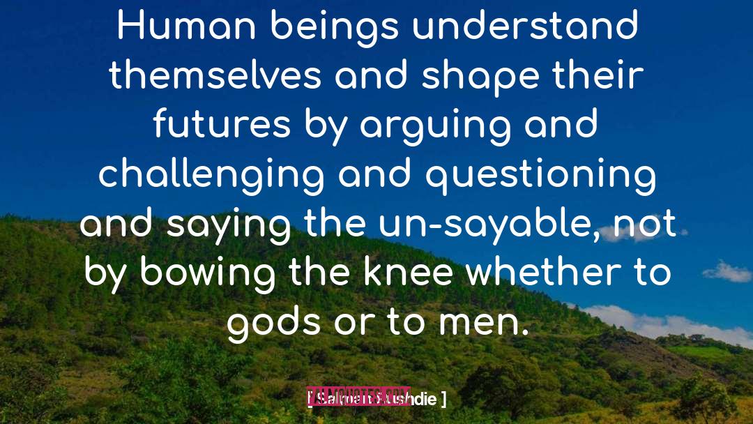 Knee quotes by Salman Rushdie