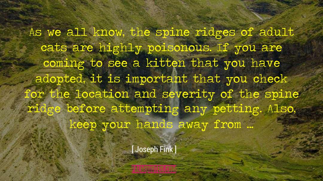 Knells Ridge quotes by Joseph Fink